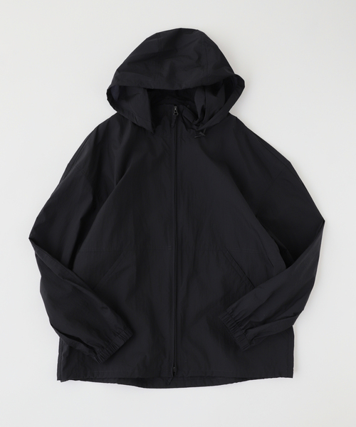 ATON(エイトン)の「ATON(エイトン) SUPER LIGHT NYLON SPORT JACKET(ナイロンジャケット・メンズ・ネイビー/ブラウン・6/4)」の2枚目の写真
