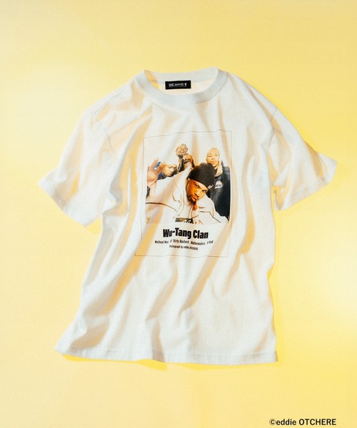 BEAMS T(ビームスティー)の「eddie OTCHERE / Wu-Tang Clan / Group T-shirt①(Tシャツ/カットソー・メンズ・ホワイト・XX-LARGE/X-LARGE/LARGE/MEDIUM/SMALL)」の1枚目の写真