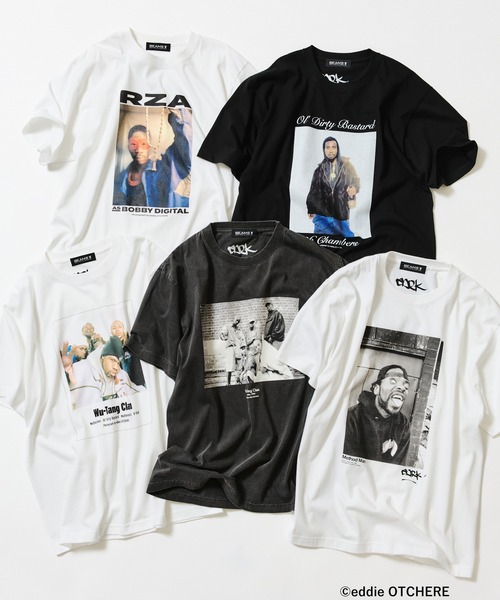 BEAMS T(ビームスティー)の「eddie OTCHERE / Wu-Tang Clan / Group T-shirt①(Tシャツ/カットソー・メンズ・ホワイト・XX-LARGE/X-LARGE/LARGE/MEDIUM/SMALL)」の2枚目の写真