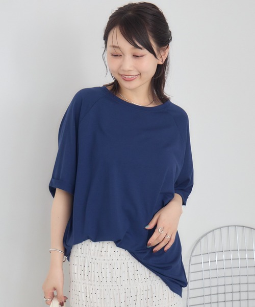 RETRO GIRL(レトロガール)の「ウエストリボンTEE(Tシャツ/カットソー・レディース・オフホワイト/ブルー/ピンク・FREE)」の21枚目の写真