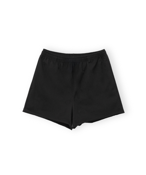 BROWNYARD(ブラウンヤード)の「Wカットオフシングルショーツ、ブラック(その他パンツ・レディース・その他・1/2)」の1枚目の写真