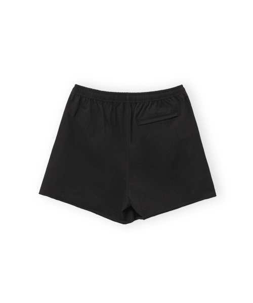 BROWNYARD(ブラウンヤード)の「Wカットオフシングルショーツ、ブラック(その他パンツ・レディース・その他・1/2)」の2枚目の写真
