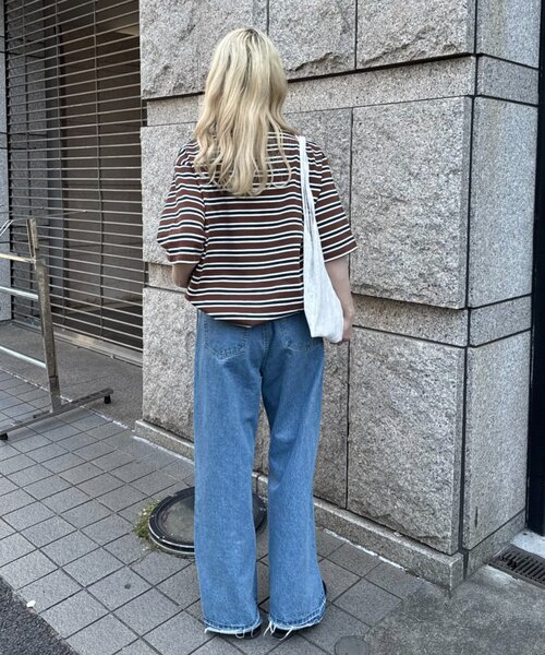 GEVACO（ゲバコ）の「【GEVACO/ゲバコ】半袖カノコポロシャツ（ポロシャツ・レディース・グレー/ブラウン・LARGE/MEDIUM）」の16枚目の写真
