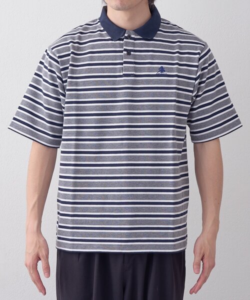 GEVACO（ゲバコ）の「【GEVACO/ゲバコ】半袖カノコポロシャツ（ポロシャツ・レディース・グレー/ブラウン・LARGE/MEDIUM）」の17枚目の写真