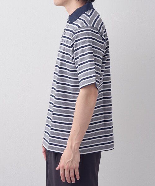 GEVACO（ゲバコ）の「【GEVACO/ゲバコ】半袖カノコポロシャツ（ポロシャツ・レディース・グレー/ブラウン・LARGE/MEDIUM）」の18枚目の写真
