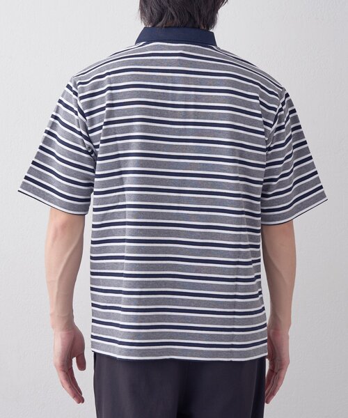 GEVACO（ゲバコ）の「【GEVACO/ゲバコ】半袖カノコポロシャツ（ポロシャツ・レディース・グレー/ブラウン・LARGE/MEDIUM）」の19枚目の写真
