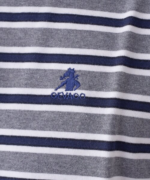 GEVACO（ゲバコ）の「【GEVACO/ゲバコ】半袖カノコポロシャツ（ポロシャツ・レディース・グレー/ブラウン・LARGE/MEDIUM）」の21枚目の写真