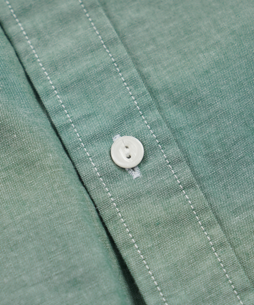 FRIZMWORKS(フリズムワークス)の「CHAMBRAY BIG POCKET HALF SHIRT _ GREEN(シャツ/ブラウス・メンズ・その他・SMALL/MEDIUM/LARGE/X-LARGE)」の4枚目の写真