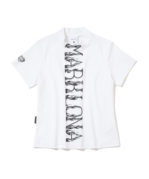 MARK & LONA(マークアンドロナ)の「Duel Vertical Mock Tee | WOMEN(Tシャツ/カットソー・レディース・ホワイト・38)」の1枚目の写真