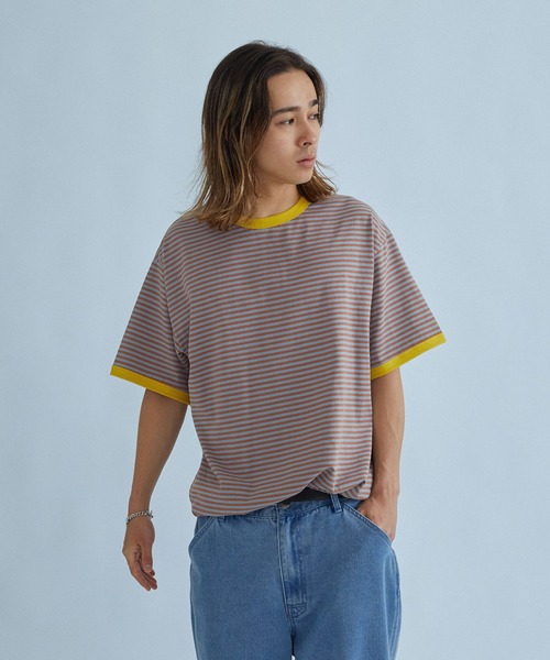 SILAS（サイラス）の「【ARCHIVE】60S RINGER（Tシャツ/カットソー・メンズ・イエロー/ブルー・M/XL/L）」の5枚目の写真