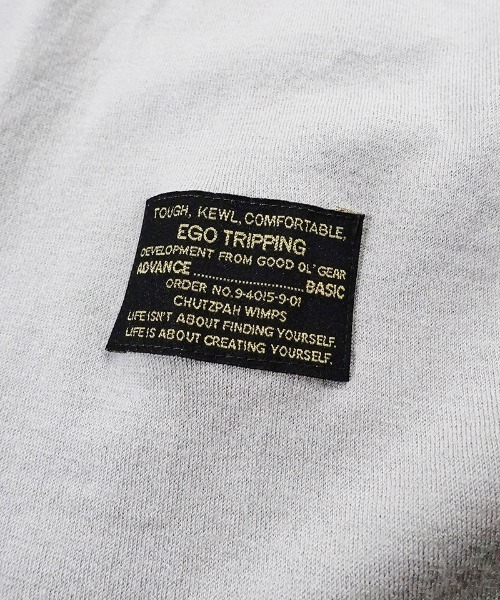 EGO TRIPPING(エゴトリッピング)の「mlt5729-WASHABLE WOOL TEE ウールTシャツ(666352)(Tシャツ/カットソー・メンズ・チャコール/ライトグレー/ブラック・48/46)」の13枚目の写真
