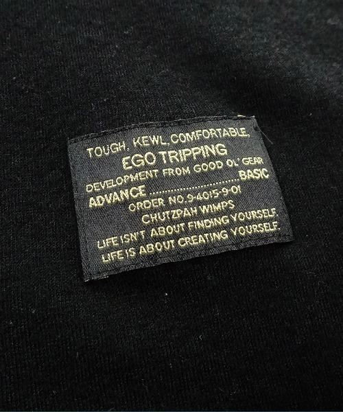 EGO TRIPPING(エゴトリッピング)の「mlt5729-WASHABLE WOOL TEE ウールTシャツ(666352)(Tシャツ/カットソー・メンズ・チャコール/ライトグレー/ブラック・48/46)」の20枚目の写真