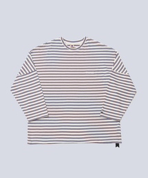 STRIPE MANTA LONG SLEEVE (IVORY STRIPE)