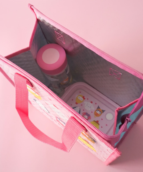 sanrio（サンリオ）の「〈SANRIO/サンリオ〉サンリオキャラクターズ なりきり食べ物 不織布保冷バッグ FBC1（エコバッグ/サブバッグ・レディース・ピンク・ONE SIZE）」の2枚目の写真
