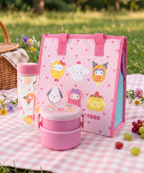 sanrio（サンリオ）の「〈SANRIO/サンリオ〉サンリオキャラクターズ なりきり食べ物 不織布保冷バッグ FBC1（エコバッグ/サブバッグ・レディース・ピンク・ONE SIZE）」の3枚目の写真