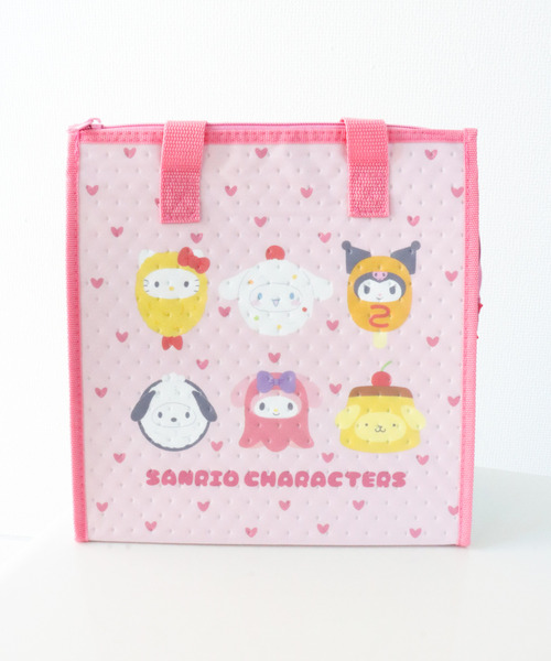sanrio（サンリオ）の「〈SANRIO/サンリオ〉サンリオキャラクターズ なりきり食べ物 不織布保冷バッグ FBC1（エコバッグ/サブバッグ・レディース・ピンク・ONE SIZE）」の5枚目の写真