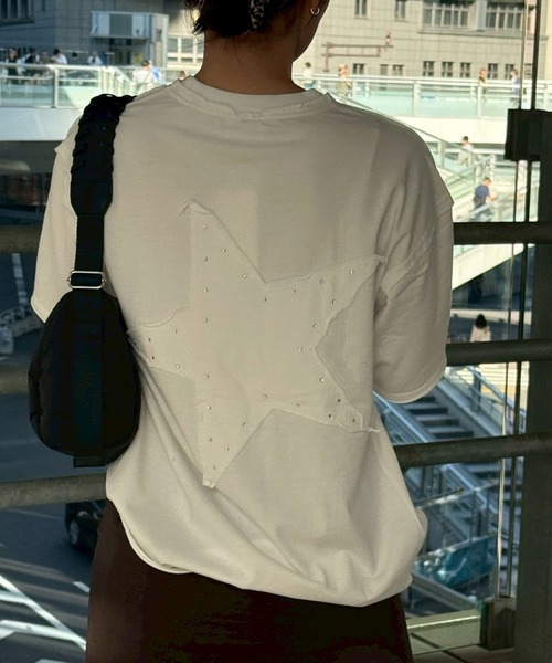 CONVERSE TOKYO(コンバーストウキョウ)の「HOTFIX STAR TEE(Tシャツ/カットソー・レディース・サックスブルー/ホワイト/ブラック・SMALL/MEDIUM)」の20枚目の写真