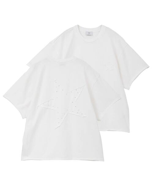 CONVERSE TOKYO(コンバーストウキョウ)の「HOTFIX STAR TEE(Tシャツ/カットソー・レディース・サックスブルー/ホワイト/ブラック・SMALL/MEDIUM)」の21枚目の写真