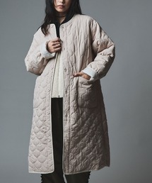 オニオン キルト ロング コート ボアベスト セット / Onion Quilt Long Coat Set