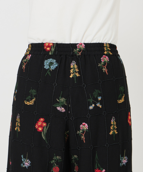 SLOBE IENA（スローブイエナ）の「embroideryメッシュパンツ（その他パンツ・レディース・ブラック・FREE）」の11枚目の写真