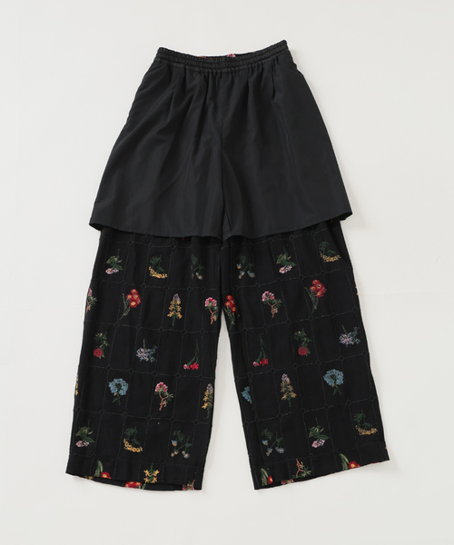 SLOBE IENA（スローブイエナ）の「embroideryメッシュパンツ（その他パンツ・レディース・ブラック・FREE）」の5枚目の写真