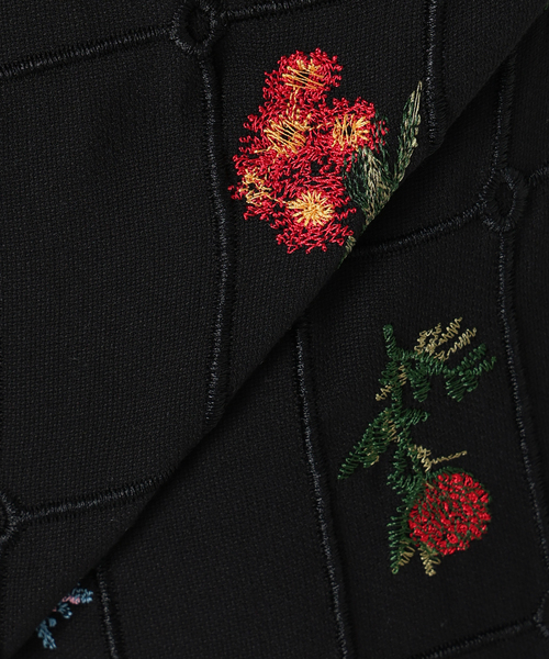 SLOBE IENA（スローブイエナ）の「embroideryメッシュパンツ（その他パンツ・レディース・ブラック・FREE）」の4枚目の写真