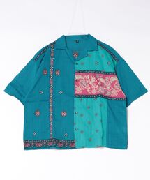 【チャイハネ】レヘンナ刺繍MEN'Sシャツ