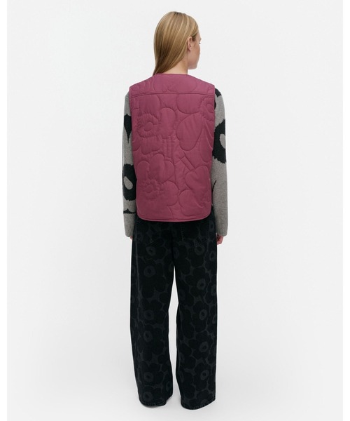 marimekko(マリメッコ)の「【バナー掲載特典付】Kaiverrus Piirto Unikko / light padded vest(その他アウター・レディース・ダークパープル・XX-SMALL/LARGE/MEDIUM/SMALL/X-SMALL)」の7枚目の写真