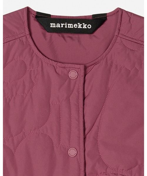marimekko(マリメッコ)の「【バナー掲載特典付】Kaiverrus Piirto Unikko / light padded vest(その他アウター・レディース・ダークパープル・XX-SMALL/LARGE/MEDIUM/SMALL/X-SMALL)」の10枚目の写真