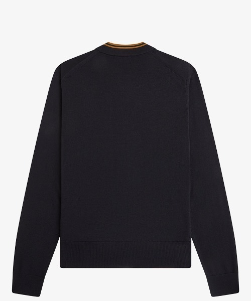 FRED PERRY(フレッドペリー)の「【先行予約受付中】Classic Cardigan/クラシックカーディガン(カーディガン/ボレロ・メンズ・ブラック/ブラウン・S/M/L)」の10枚目の写真