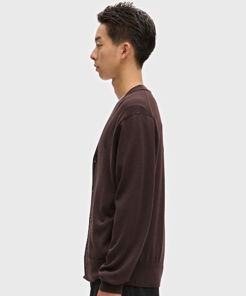 FRED PERRY(フレッドペリー)の「【先行予約受付中】Classic Cardigan/クラシックカーディガン(カーディガン/ボレロ・メンズ・ブラック/ブラウン・S/M/L)」の14枚目の写真