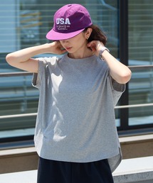 Wide-Fit Crew-Neck Sleeveless T-Shirt / ワイドシルエット クルーネック ノースリーブTシャツ レディース コットン 秋 秋服 2026年秋冬