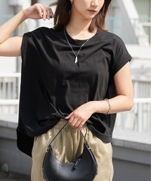 Chick | Wide-Fit Crew-Neck Sleeveless T-Shirt / ワイドシルエット クルーネック ノースリーブTシャツ レディース コットン 2026年 夏 夏服(Tシャツ/カットソー)