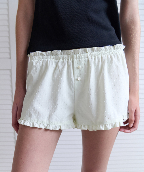ANDNEEDS(アンドニーズ)の「Ella frill half pants (mint)(その他パンツ・レディース・その他・FREE)」の3枚目の写真
