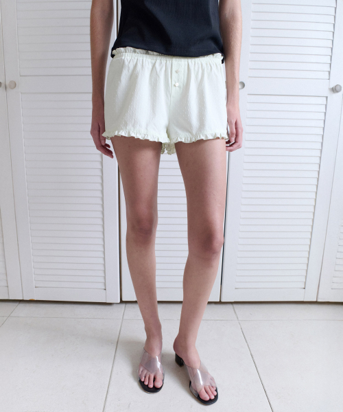 ANDNEEDS(アンドニーズ)の「Ella frill half pants (mint)(その他パンツ・レディース・その他・FREE)」の4枚目の写真