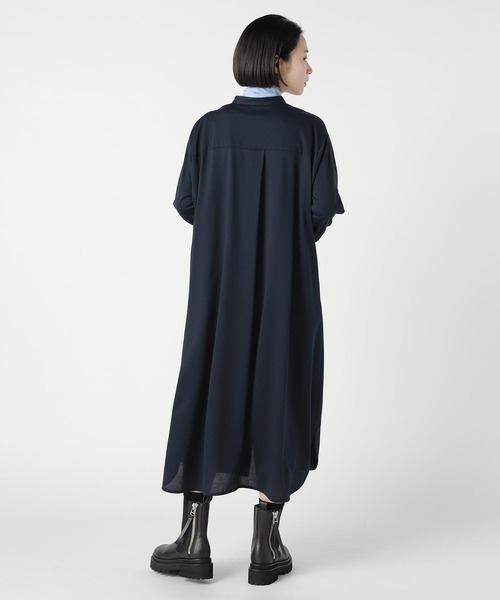 ZUCCa(ズッカ)の「GLEN CHECK JERSEY / ワンピース(ワンピース・レディース・ダークグレー/ブラウン/ネイビー・M size)」の10枚目の写真