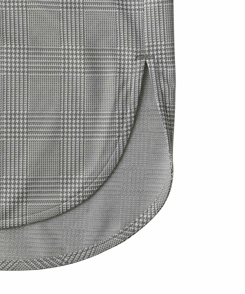 ZUCCa(ズッカ)の「GLEN CHECK JERSEY / ワンピース(ワンピース・レディース・ダークグレー/ブラウン/ネイビー・M size)」の17枚目の写真