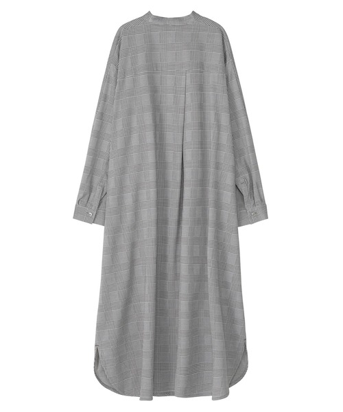 ZUCCa(ズッカ)の「GLEN CHECK JERSEY / ワンピース(ワンピース・レディース・ダークグレー/ブラウン/ネイビー・M size)」の5枚目の写真