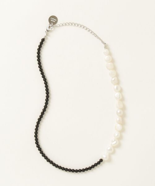 PRANK PROJECT(プランクプロジェクト)の「バロックパール×オニキスネックレス / Baroque Pearl × Onyx Necklace(ネックレス・レディース・マルチ・FREE)」の1枚目の写真