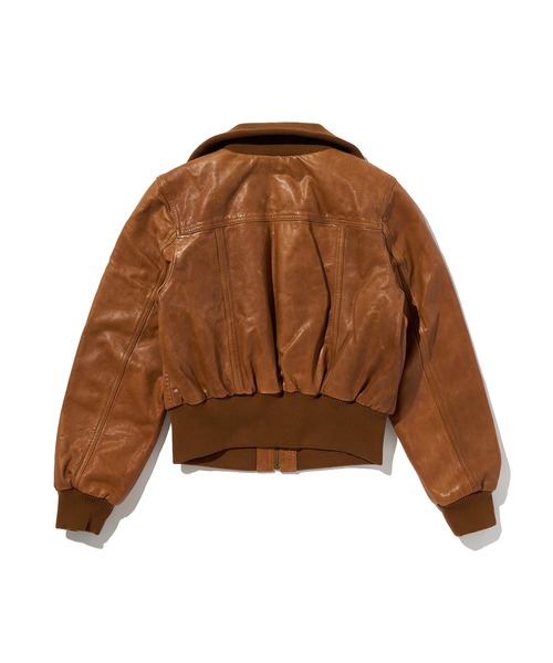Levi's(リーバイス)の「Levi's/リーバイス KIRA SHRUNKEN ボンバージャケット(ブルゾン・レディース・ブラウン・M/XS/S)」の5枚目の写真