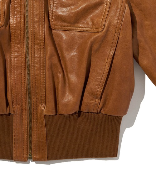 Levi's(リーバイス)の「Levi's/リーバイス KIRA SHRUNKEN ボンバージャケット(ブルゾン・レディース・ブラウン・M/XS/S)」の9枚目の写真