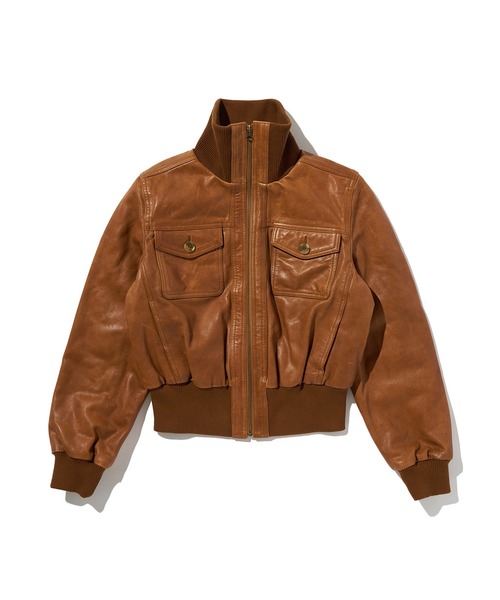 Levi's(リーバイス)の「Levi's/リーバイス KIRA SHRUNKEN ボンバージャケット(ブルゾン・レディース・ブラウン・M/XS/S)」の11枚目の写真