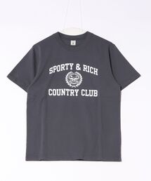 allureville | SPOTY&RICH VARSITY SREST TSHIRT(Tシャツ/カットソー)
