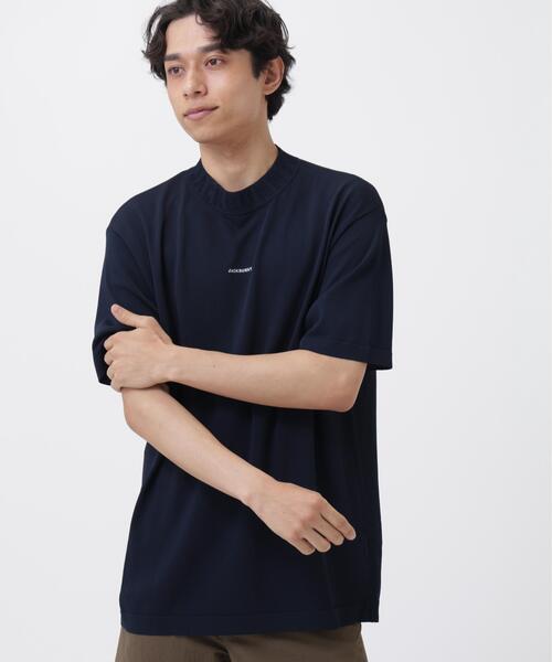 Jack Bunny!!(ジャックバニー)の「【Jack Bunny!!】クールタッチニット半袖モックネック(ニット/セーター・メンズ・ネイビー/ブラウン/イエロー・LARGE/X-LARGE/MEDIUM)」の17枚目の写真