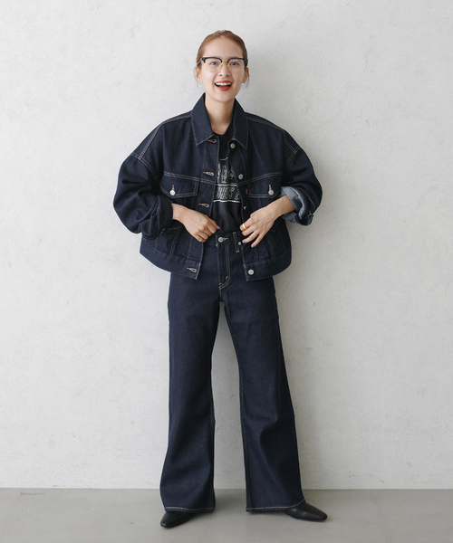 別注》LEVI'S(R) for Spick & Span LOOSE CROP TRUCKER（デニム