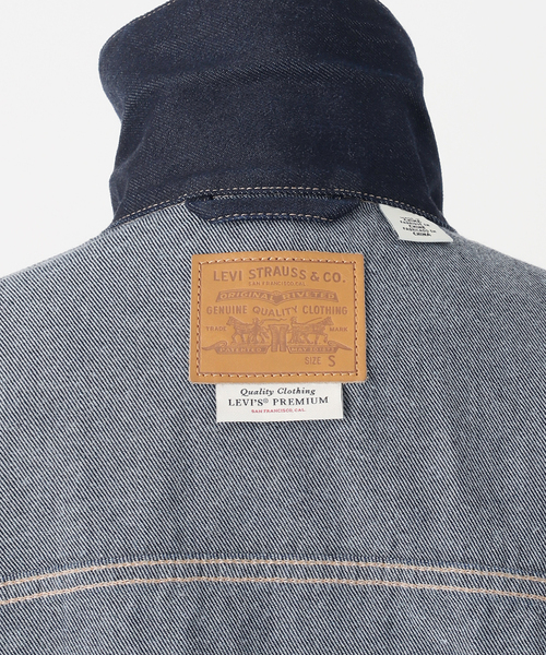 Spick & Span(スピックアンドスパン)の「《別注》LEVI’S(R) for Spick & Span LOOSE CROP TRUCKER(デニムジャケット・レディース・ネイビー・SMALL)」の22枚目の写真