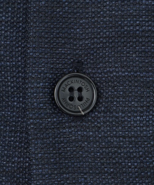 MACKINTOSH PHILOSOPHY(マッキントッシュ フィロソフィー)の「テーラードジャージー ノーカラージャケット ウール混起毛カラミ(ノーカラージャケット・メンズ・ダークブラウン/チャコールグレー/ダークネイビー・38/40)」の10枚目の写真