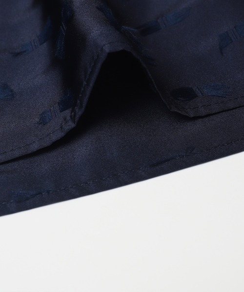 coca(coca)(コカ)の「リボンジャカードドッキングブラウス(シャツ/ブラウス・レディース・ネイビー/ブラック・L/M/S)」の18枚目の写真
