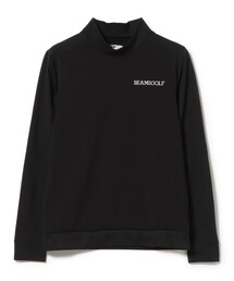 ORANGE LABEL / 切替 ストレッチ モックネック ロングスリーブシャツ