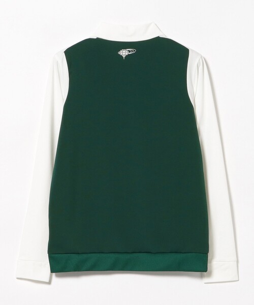 BEAMS GOLF（ビームスゴルフ）の「ORANGE LABEL / 切替 ストレッチ モックネック ロングスリーブシャツ（Tシャツ/カットソー・レディース・ネイビー/グリーン/ブラック・LARGE/SMALL/MEDIUM）」の9枚目の写真